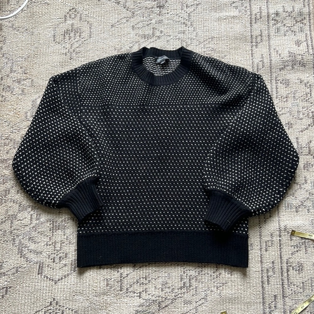 Summersalt The Luce Cashmere Blend Mix Stitch Sweater ✨🖤NWT